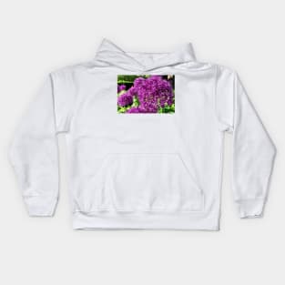 Purple Allium Kids Hoodie